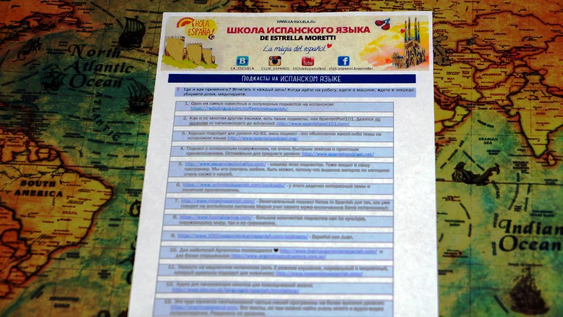 Подкасты на испанском